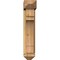Ekena Millwork Merced Arts and Crafts Rough Sawn Bracket w/ Offset Brace, Western Red Cedar, 6"W x 18"D x 30"H BKT0604X18X30MRC03RWR - alternate 3
